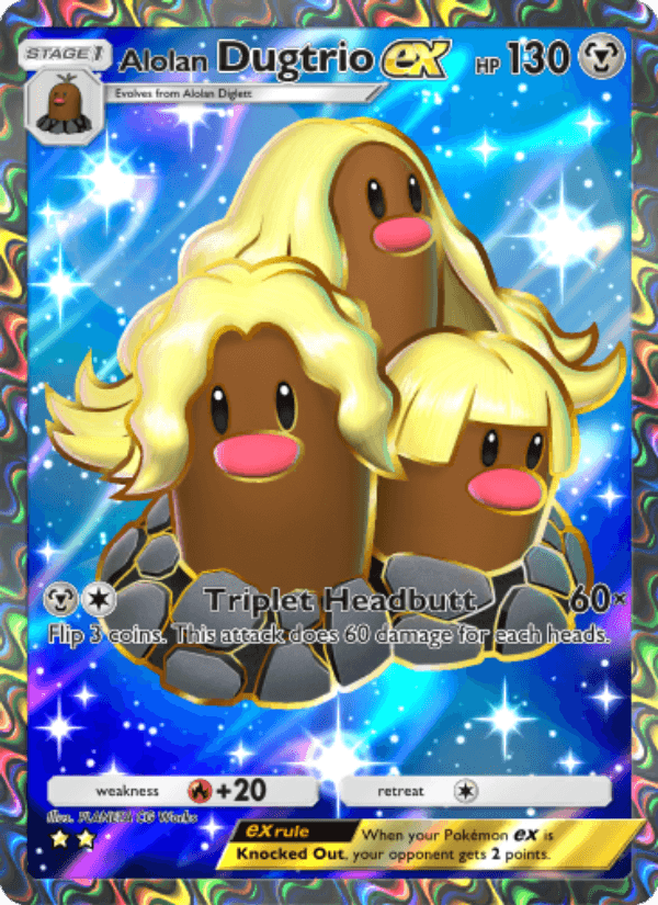 Alolan Dugtrio ex